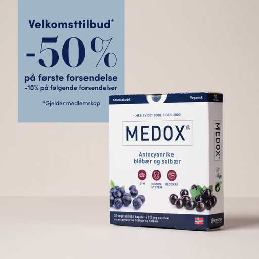 Medox - Norsk Kosttilskudd Med Det Beste Fra Blåbær Og Solbær